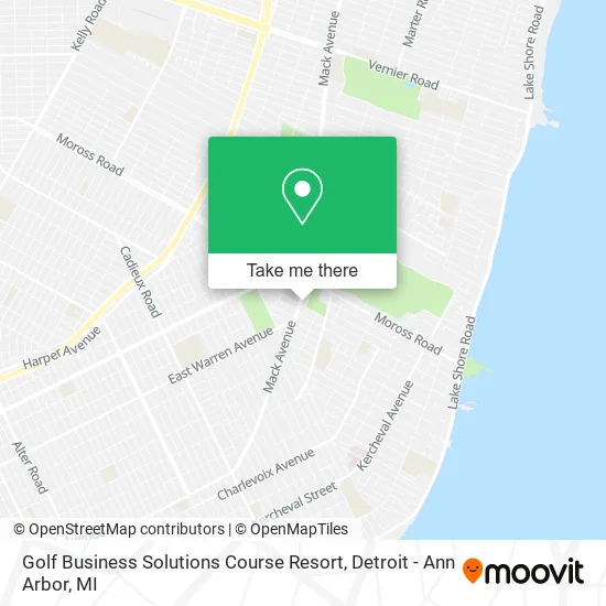 Golf Business Solutions Course Resort map