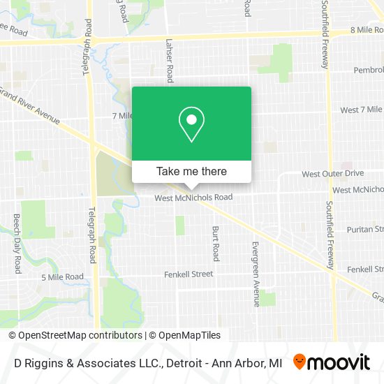 D Riggins & Associates LLC. map