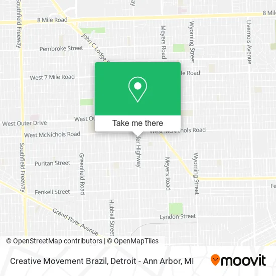 Creative Movement Brazil map