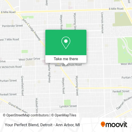 Your Perfect Blend map