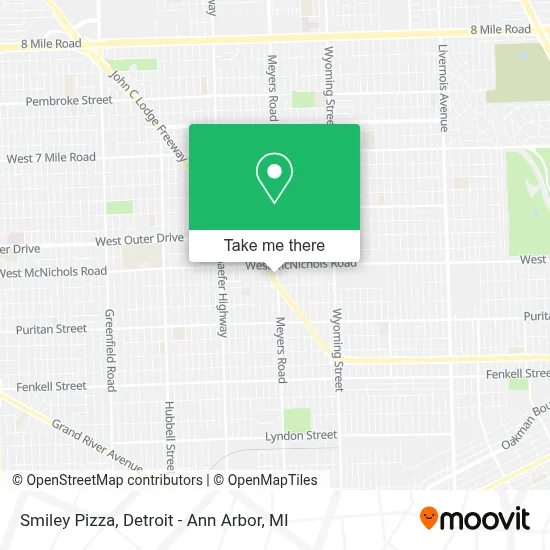 Smiley Pizza map