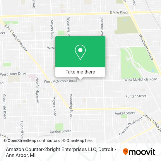 Amazon Counter-2bright Enterprises LLC map