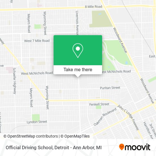 Official Driving School map