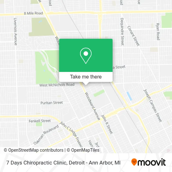 7 Days Chiropractic Clinic map
