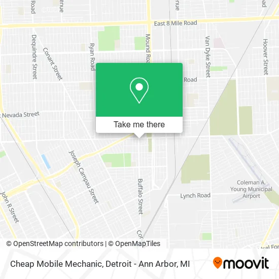Cheap Mobile Mechanic map