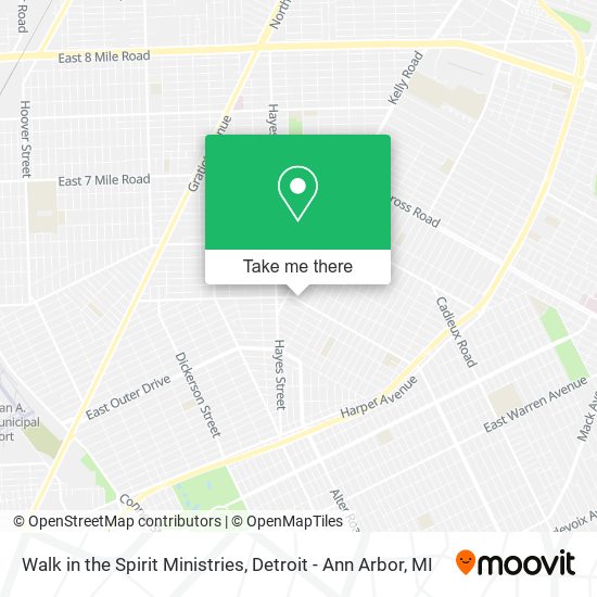 Mapa de Walk in the Spirit Ministries