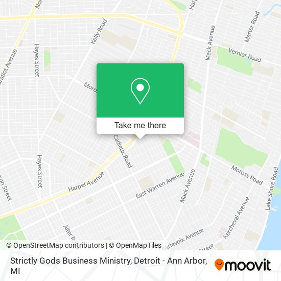 Strictly Gods Business Ministry map