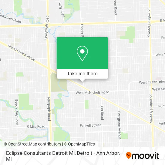 Eclipse Consultants Detroit Mi map