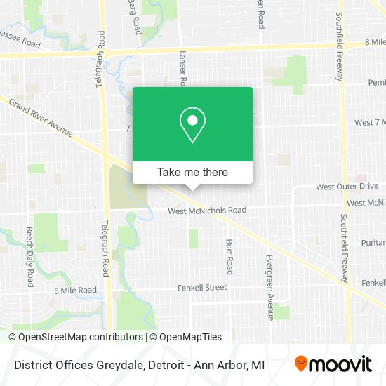 District Offices Greydale map