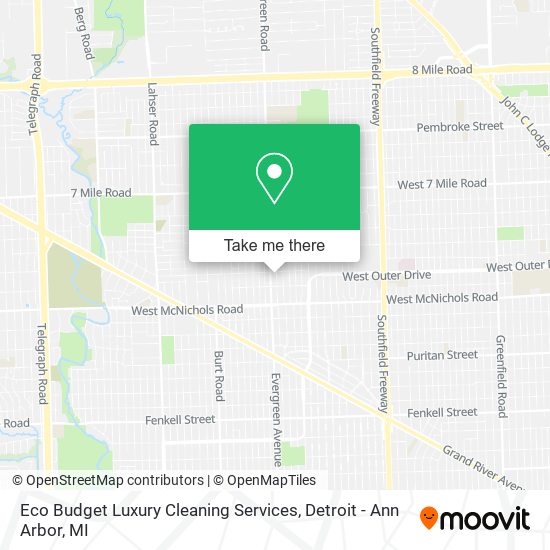 Eco Budget Luxury Cleaning Services map