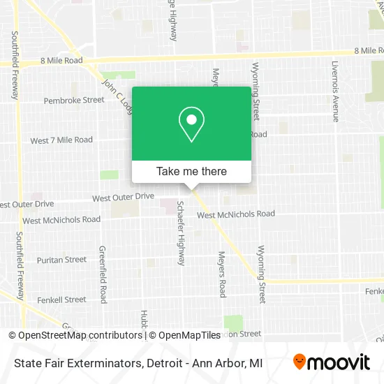 State Fair Exterminators map