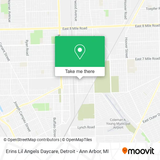 Erins Lil Angels Daycare map