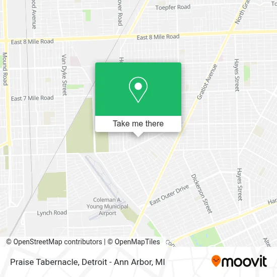 Praise Tabernacle map