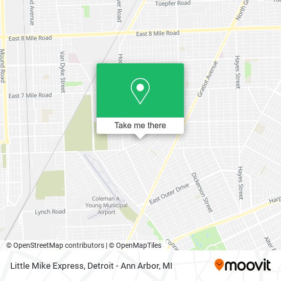 Mapa de Little Mike Express