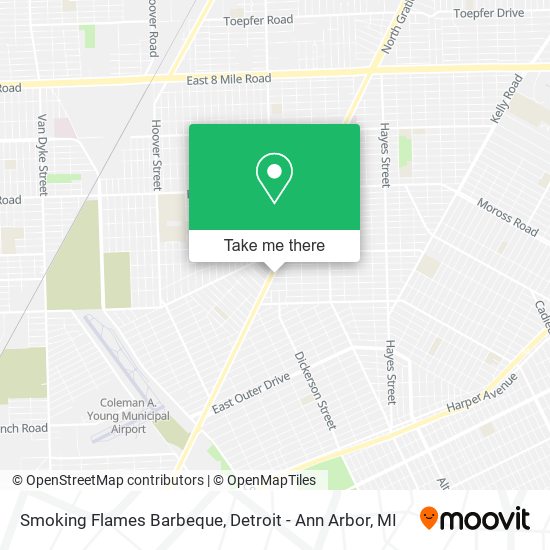 Smoking Flames Barbeque map