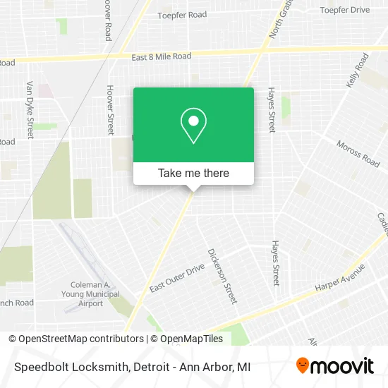 Speedbolt Locksmith map