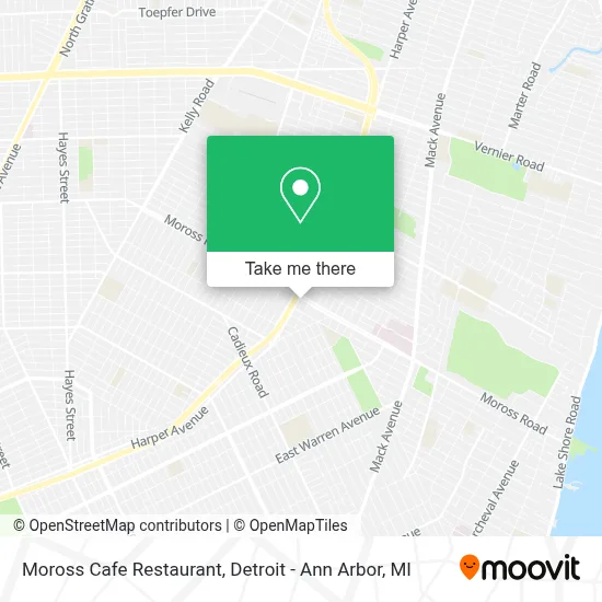 Moross Cafe Restaurant map