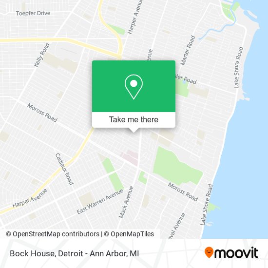 Mapa de Bock House