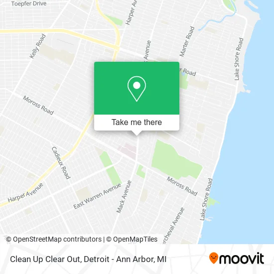 Clean Up Clear Out map