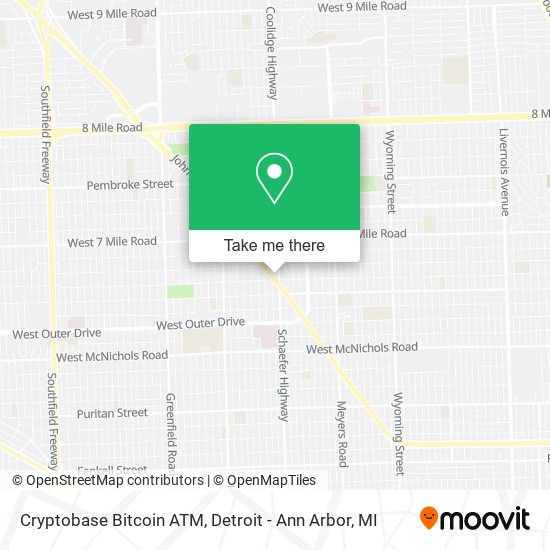 Mapa de Cryptobase Bitcoin ATM