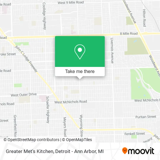 Greater Met's Kitchen map