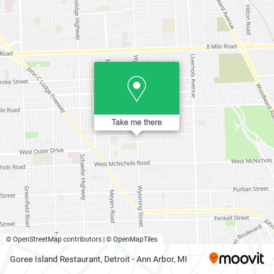 Goree Island Restaurant map