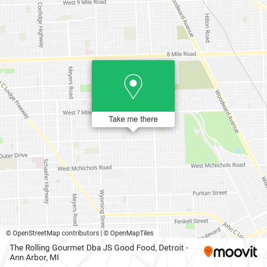 The Rolling Gourmet Dba JS Good Food map