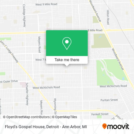 Floyd's Gospel House map