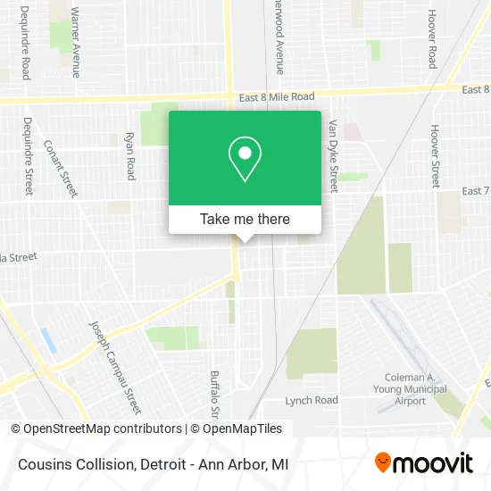 Cousins Collision map