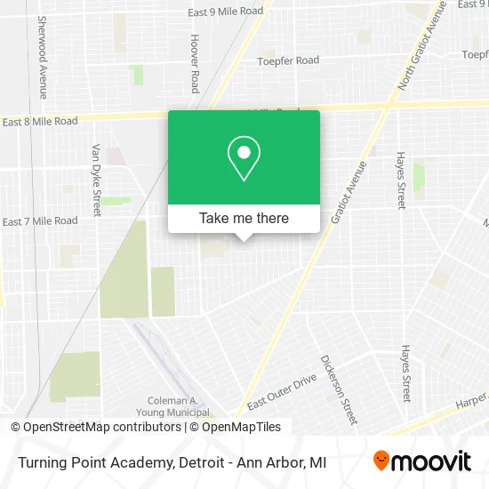 Turning Point Academy map