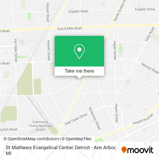 St Mathews Evangelical Center map