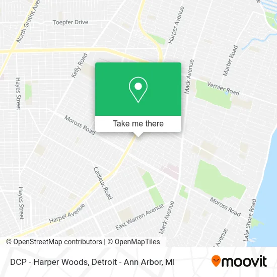 DCP - Harper Woods map