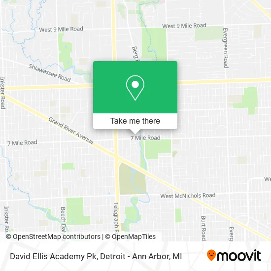Mapa de David Ellis Academy Pk
