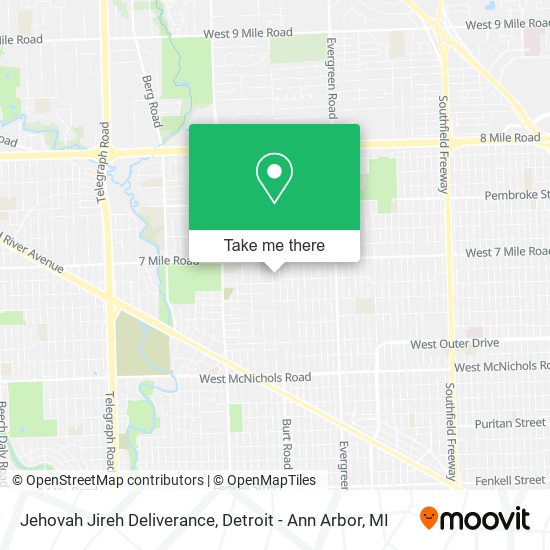 Mapa de Jehovah Jireh Deliverance