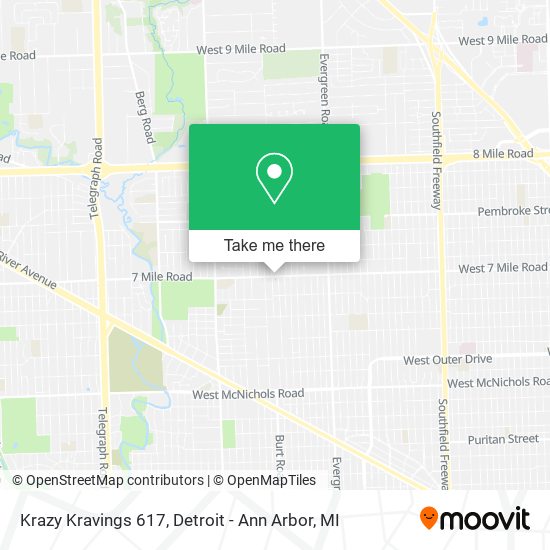 Mapa de Krazy Kravings 617