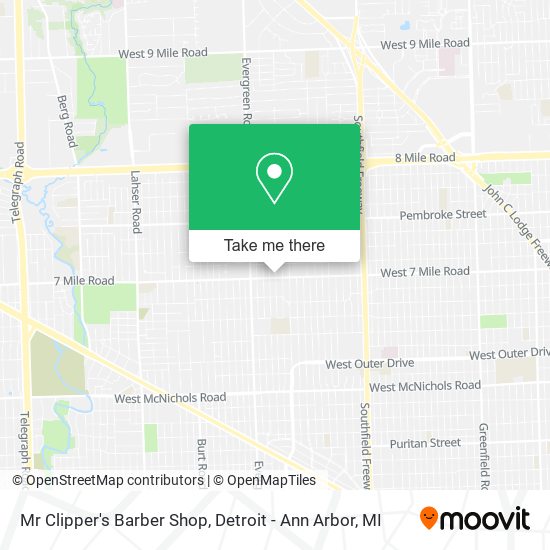 Mapa de Mr Clipper's Barber Shop