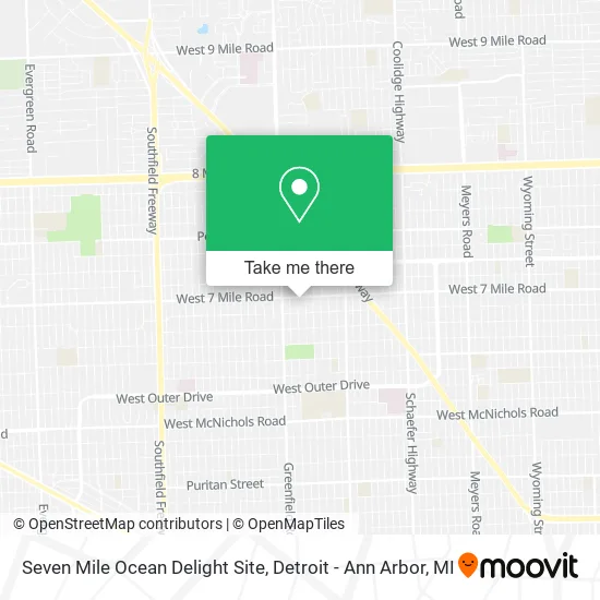 Seven Mile Ocean Delight Site map