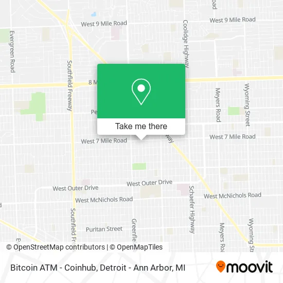 Bitcoin ATM - Coinhub map