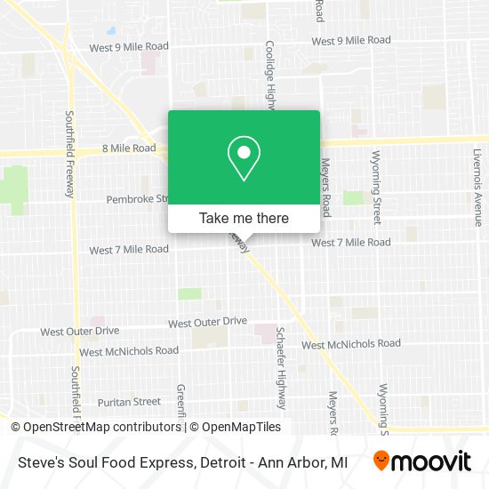 Mapa de Steve's Soul Food Express
