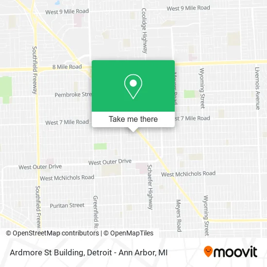 Mapa de Ardmore St Building