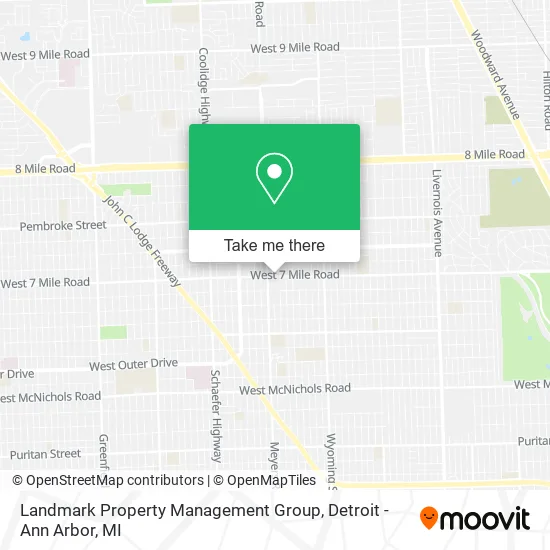 Landmark Property Management Group map