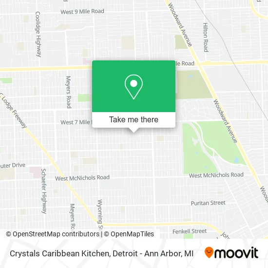 Crystals Caribbean Kitchen map