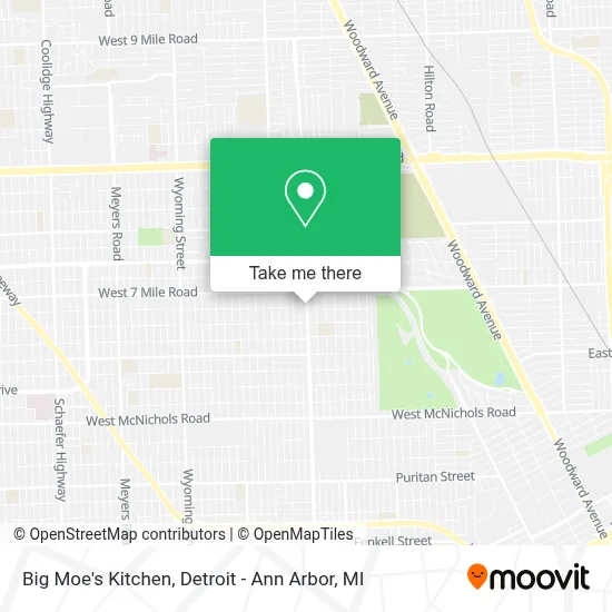 Big Moe's Kitchen map