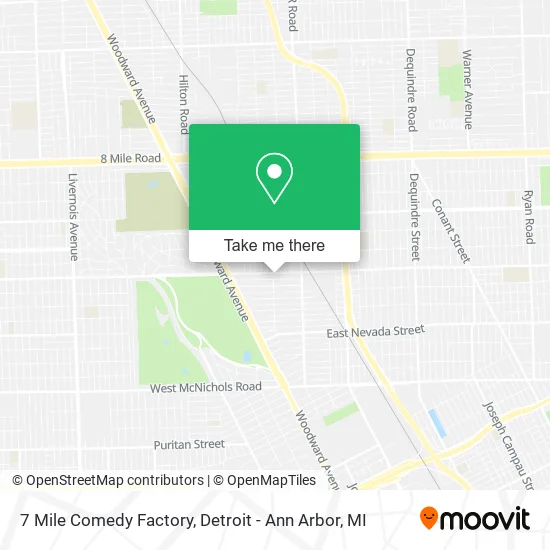Mapa de 7 Mile Comedy Factory