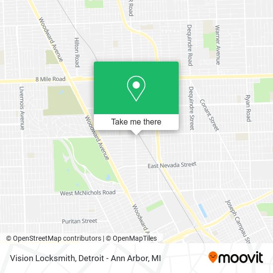 Vision Locksmith map