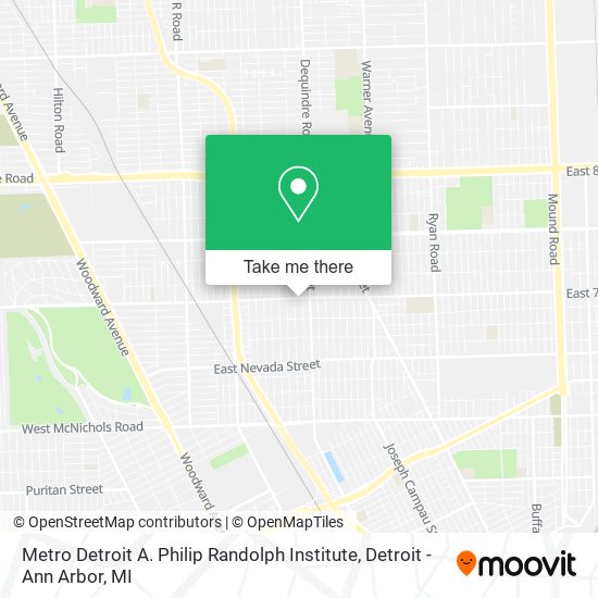 Metro Detroit A. Philip Randolph Institute map