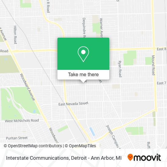 Interstate Communications map