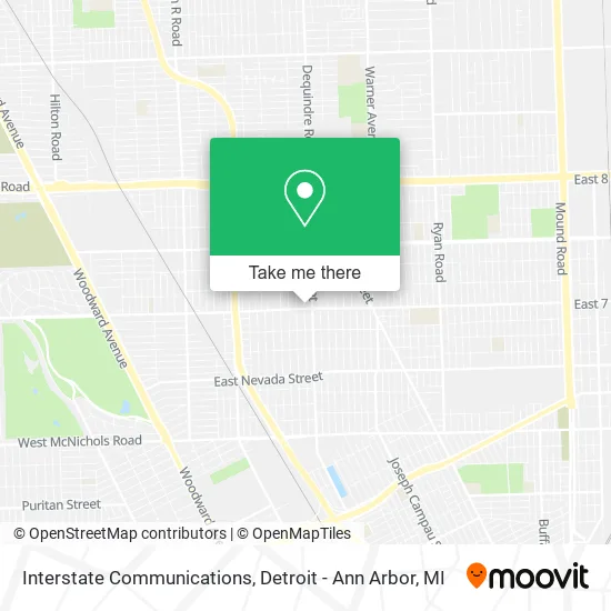 Mapa de Interstate Communications