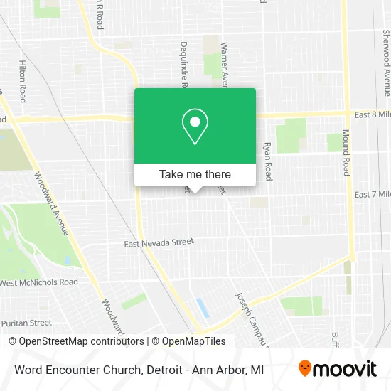 Word Encounter Church map