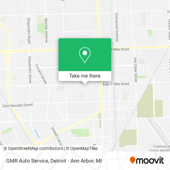 Mapa de GMR Auto Service